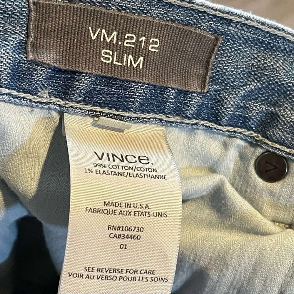 Vince VM 212‎ slim jeans mens 36x33 pre-owned condition